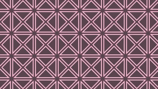 Geometric triads glide in perfect rhythm and symmetry in motion, where each slide reshapes balance into mesmerizing abstract flow