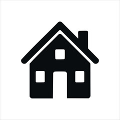 Minimalist and simple home icon design.

