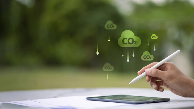 CO2 Emission Reduction with Digital Carbon Footprint Monitoring - Powered by Adobe