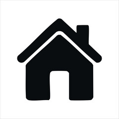 Obraz premium Basic and simple house design icon.