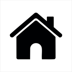Basic and simple house design icon.