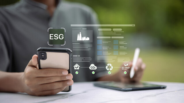 Mobile ESG dashboard for carbon and sustainability tracking