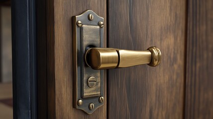 Obraz premium pivot door hinge