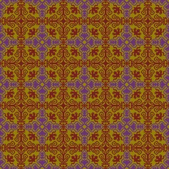 Abstract Colorful Pattern in Warm Tones