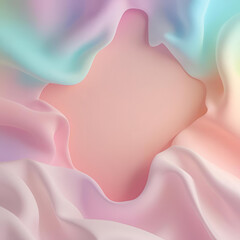 Obraz premium Abstract pastel background with soft gradient, empty space in center