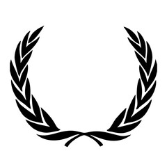 wreath on white background