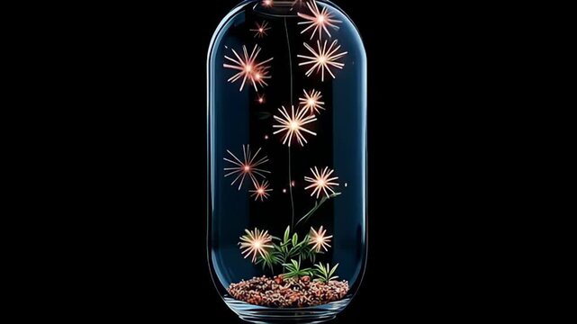 indiana angstrom calmness and unruffled display, angstrom vagrant transparent capsulise fill with dance firefly err upward, apiece firefly shimmering gently indiana fragile soft shades,