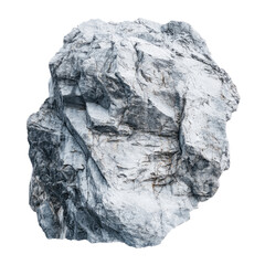 A large, rounded rock with textured surface