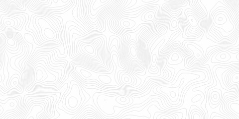 Black and white lines seamless Topographic map patterns, topography line map. Vintage outdoors style. The stylized height of the topographic map contour in lines and contours isolated on transparent.	