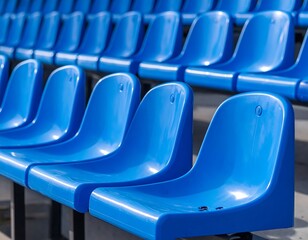 Fototapeta premium Empty stadium seats