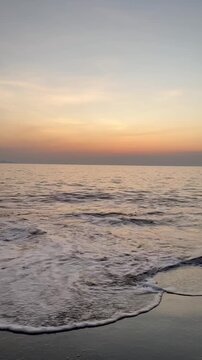 The beautiful sandy Banago beach at Sulangan, Eastern Samar, Philippines.