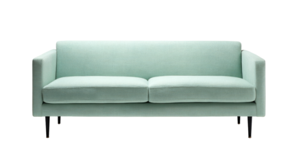 Mint green sofa, simple modern design