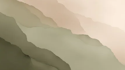 Ingelijste posters Ziekenhuis Serene abstract landscape with soft gradient layers evoking calm and natural beauty  © CLARET