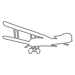 Biplan icon line_1 © MuhammadHairul