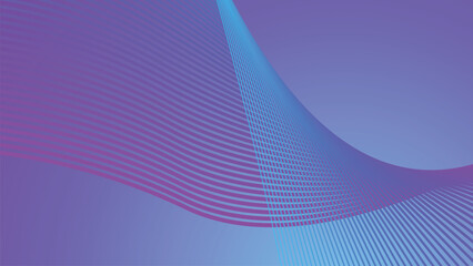 Blue and Purple Abstract Background with Stripes Line for Modern Web Design, UI, and Digital Visuals