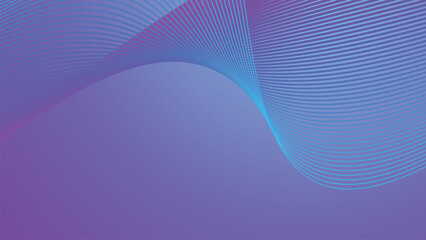 Blue and Purple Abstract Background with Stripes Line for Modern Web Design, UI, and Digital Visuals