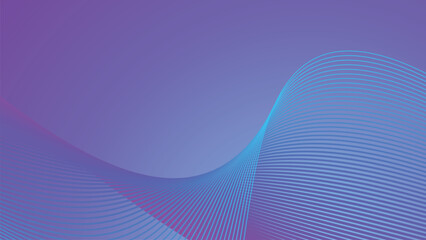 Blue and Purple Abstract Background with Stripes Line for Modern Web Design, UI, and Digital Visuals