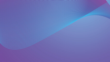 Blue and Purple Abstract Background with Stripes Line for Modern Web Design, UI, and Digital Visuals