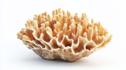 ocean coral isolated on white