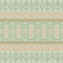 seamless damask pattern. Perfect for fabric, wrapping paper, wallpaper, or vintage-inspired projects.