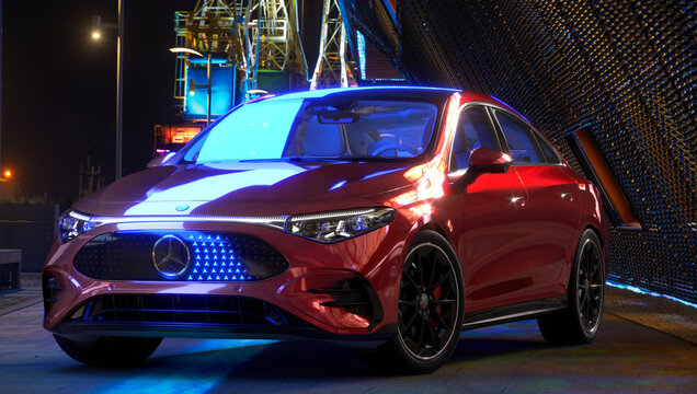 New all-electric Mercedes CLA with EQ technology