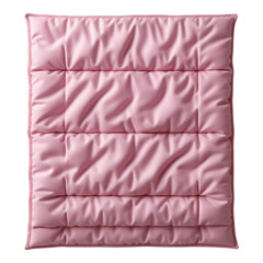 Obraz premium Pink Padded Cushion - Overhead View, Soft and Comfortable