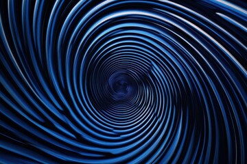 Dynamic abstract blue wave motion creating a captivating swirling effect, Abstract blue wave spin motion video background