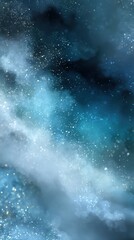 Obraz premium Dreamy Celestial Scene Featuring Soft Clouds and Sparkling Light Particles, Perfect for Spiritual or Fantasy-Themed Projects, Evoking a Sense of Wonder and Magic