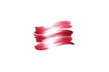 Abstract brushstroke design in shades of pink and red