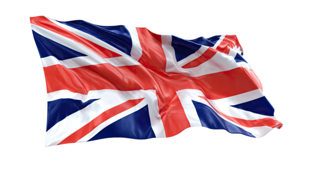 Waving Union Jack flag (3)