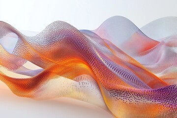 Data visualization of shapes integrating elements of DNA strands in a dynamic composition, data processing over shapes and dna strands