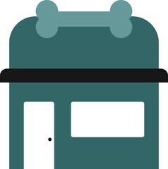 Cartoon Pet Shop Icon Element
