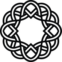 Christmas Wreath Shaped Like a Coiled Snake