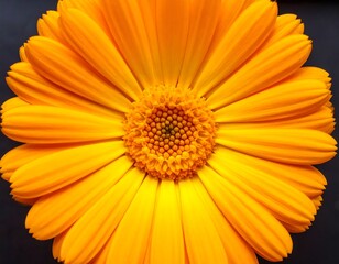 Close-up of a vibrant orange flower