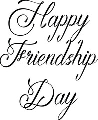 Happy Friendship Day Greeting Card Design with Colorful Hands, Hearts, and Smiling Friends