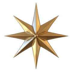 Obraz premium Golden star, intricate design
