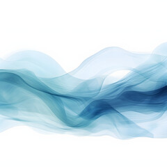 Fototapeta premium Hand painted blue watercolor background.