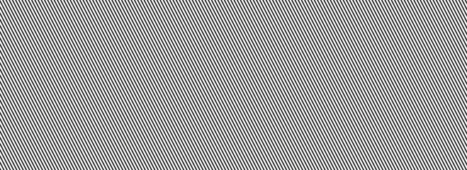 Thin slash line seamless pattern. Repeated fine diagonal lines background. Pinstripe wallpaper. Black and white tilted slanted strip backdrop. Repeating oblique linear texture overlay