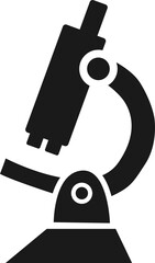 Solid Black Science Icon Element