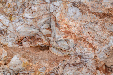 Chert  is a sedimentary rock. Kaibab Limestone / Kaibab Formation (Cisuralian). Harrisburg Member or Fossil Mountain Member ? Desert View Watchtower, Grand Canyon National Park.  Arizona
