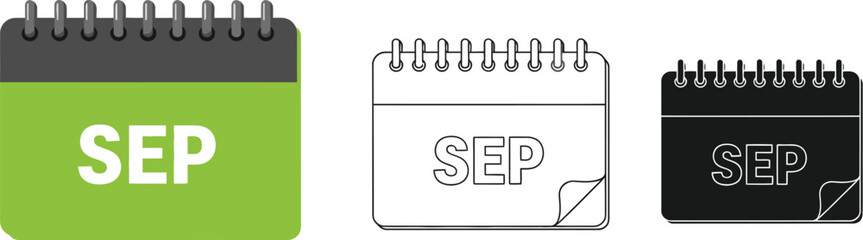 September calendar month date reminder schedule appointment