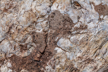 Chert  is a sedimentary rock. Kaibab Limestone / Kaibab Formation (Cisuralian). Harrisburg Member or Fossil Mountain Member ? Desert View Watchtower, Grand Canyon National Park.  Arizona

