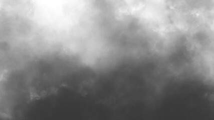 Obraz premium Dark Smoke Background, moody black fog or mysterious haze overlay for a dramatic effect.