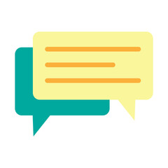 Message Vector Flat Icon Design