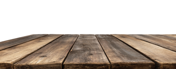 Rustic wooden plank surface