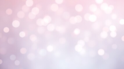 Soft pastel bokeh effect with floating round lights creating a gentle romantic vibe