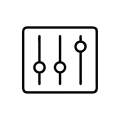 control settings panel icon design.