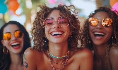 Happy young office colleagues collaborating and smiling in a casual meeting, setting business goals and promoting a LGBTQ+ friendly workplace culture, Generative AI