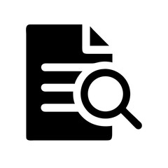 search document icon design.