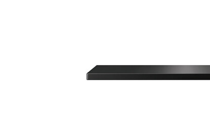 Obraz premium Dark, sleek sound bar